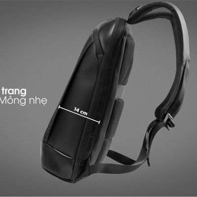 Balo laptop KINGBAG KRATOS 15” thời trang, mỏng nhẹ, bảo vệ CỘT SỐNG, trượt nước, ngăn chống trộm - Hàng chính hãng