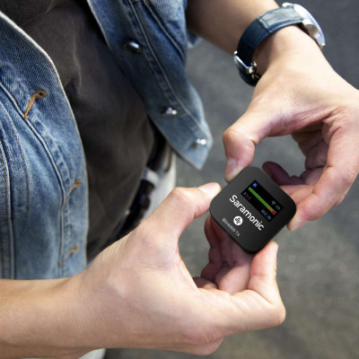 Micro Thu Âm Cài Áo Saramonic Blink900 B2 Cho Điện Thoại & Máy Ảnh – Livestream/ Quay video/ Podcast -Hàng Chính Hãng