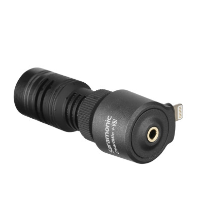 Micro Thu Âm Không Dây Saramonic Smartmic+ Di - Kết Nối Điện Thoại Iphone / Thiết bị IOS - Livestream/ Phỏng Vấn/ Quay Video/ Podcast - Hàng Chính Hãng 