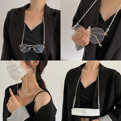 Dây đeo gọng kính chuỗi hạt châu dây kim loại đeo headphone đeo khẩu trang phụ kiện hot