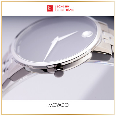 Đồng Hồ Thời Trang Nam Movado Máy Pin Museum Classic 0607199 40mm