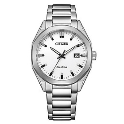 Đồng Hồ Nam Citizen Eco-Drive Dây Thép Không Gỉ BM7620-83A - Mặt Trắng (38mm)