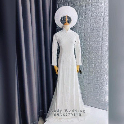 Khăn đống trắng truyền thống 35 tầng khăn xếp cô dâu GiangPKC