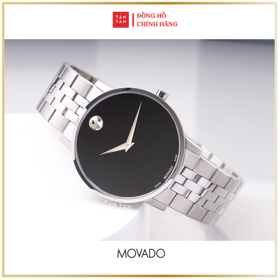Đồng Hồ Thời Trang Nam Movado Máy Pin Museum Classic 0607199 40mm