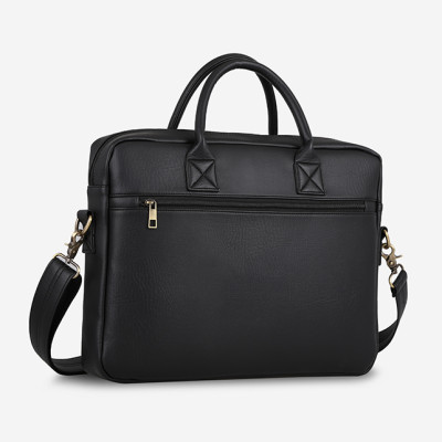 Túi xách công sở nam nữ nắp vạt xéo thanh lịch IDIGO MB2 - 6012, túi đựng laptop 15 inch cao cấp