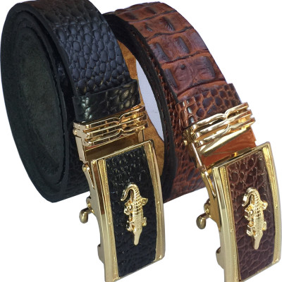 Thắt lưng nam da bò thật vân cá sấu đầu tăng nhiều màu TLHN2020-2021
