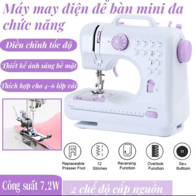 CÂY MAY ĐIỆN TỬ MINI GIA ĐÌNH THẾ HỆ MỚI CÓ NHIỀU CHỨC NĂNG MAY THUẬN TIỆN CHO MỌI NHÀ 