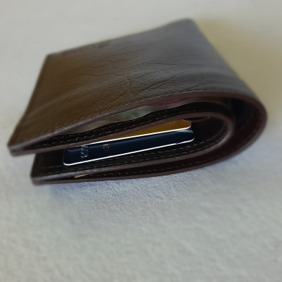 Ví nam da bò thật dáng đứng 100% CL-43Br