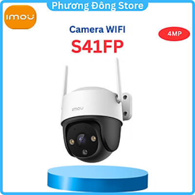 CAMERA WIFI IMOU CRUISER SE IPC-S41FP 4M 2K XOAY ĐỘ, TÍCH HỢP ĐÈN CHIẾU SÁNG, CÓ MÀU BAN ĐÊM - HÀNG CHÍNH HÃNG