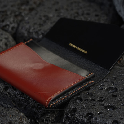 Ví Da Đựng Thẻ Handmade Cao Cấp Lealux Card Wallet