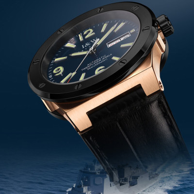 Đồng hồ nam chính hãng IW CARNIVAL IW589G-2 Kính sapphire ,chống xước,Chống nước ,Bảo hành 24 tháng,Máy cơ (Automatic),Dây da cao cấp,thiết kế lộ cơ thể thao