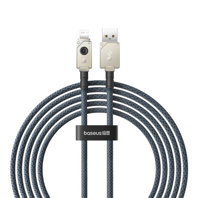 Cáp sạc nhanh Baseus Unbreakable Series USB to Light-ning 2.4A P10355802111-00- Hàng chính hãng
