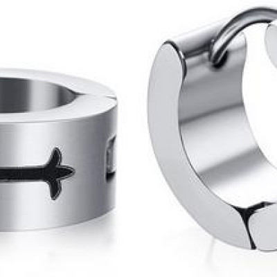 Bông tai thánh giá BT382, khuyên tai thánh giá nam nữ cá tính thời trang oppa Hàn Quốc