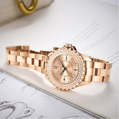 Đồng hồ nữ chính hãng I&W CARNIVAL IW703L-8 Kính sapphire ,chống xước ,Chống nước 30m ,Bảo hành 24 tháng,Máy điện tử(Pin), dây thép 316L không gỉ , thiết kế đơn giản dễ đeo