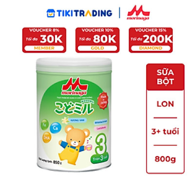 Sữa Morinaga Số 3 Hương Vani - Kodomil dành cho bé trên 36 tháng tuổi