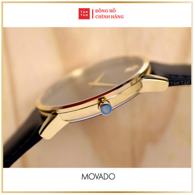 Đồng Hồ Thời Trang Nam Movado Máy Pin Museum Classic 0607271 40mm