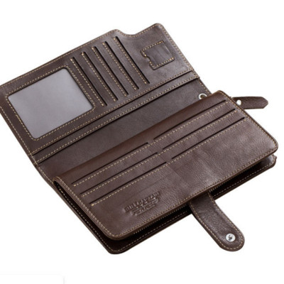 Ví nam cầm tay 100% da bò thật cao cấp phong cách mới 