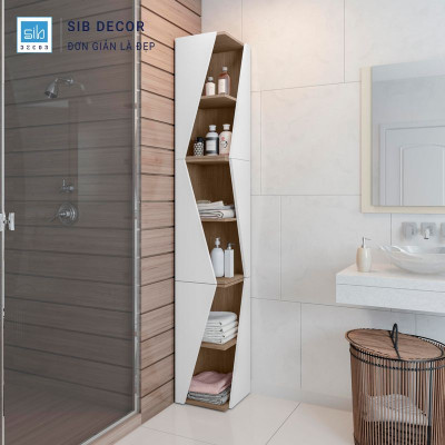 Kệ Gỗ Đa Năng Thiết Kế Tối Giản Hiện Đại, Tiện Dụng Thương Hiệu SIB Decor KS2554