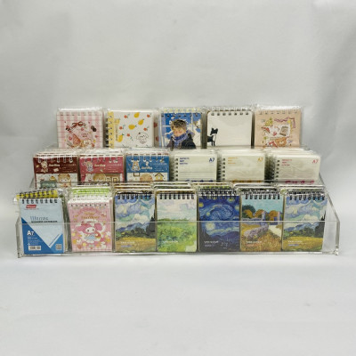 Kệ trưng bày sổ mica Enter TBNS12 3 tầng 600x300x185mm