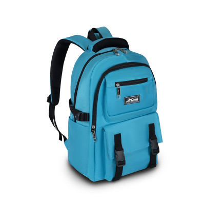 Balo trung học nhiều ngăn tiện lợi Xbags Sea ​​Blue Xb 3201