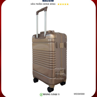 Vali cao cấp Macsim Smooire MSSM368cỡ 20 inch màu gold - Hàng loại 1