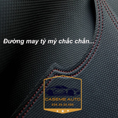 [HYUNDAI ACCENT] Thảm Taplo 3 Lớp Dành Cho Xe HYUNDAI ACCENT, Nhung Lông Cừu Và Da Vân Carbon Cao Cấp - Hàng Chính Hãng