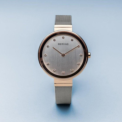 Đồng Hồ Nữ Bering Classic Màu Bạc 12034-064