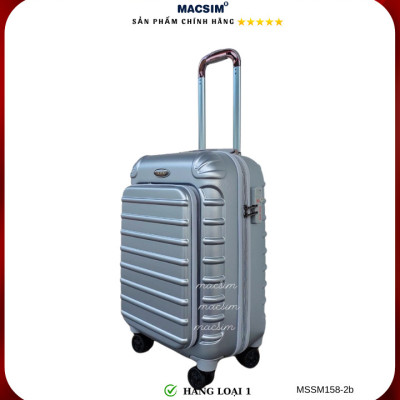 Vali cao cấp Macsim Smooire MSSM158-2b cỡ 20 inch màu silver - Hàng loại 1