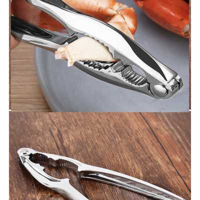  Kẹp  tách hải sản cua ghẹ , tách vỏ các loại hạt bằng inox không gỉ , phụ kiện nhà bếp đa năng 