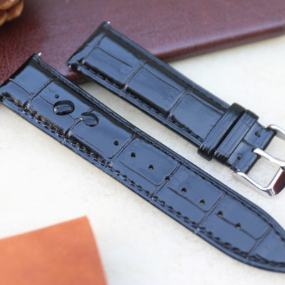 Dây đồng hồ da bò chống nước cao cấp chốt thông minh