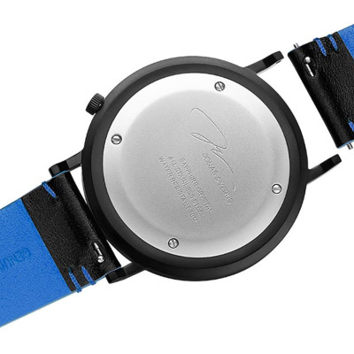 Đồng hồ đeo tay Nam hiệu JONAS & VERUS D41.10.BBLBL , Máy Pin (Quartz), Kính sapphire chống trầy xước, Dây da Italy