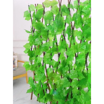 Bó 12 dây lá nho giả vải - Size 210cm - Cây giả, hoa lụa Decor trang trí nhà cửa