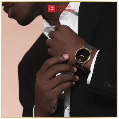 Đồng Hồ Thời Trang Nam Movado Máy Pin Museum Classic 0607271 40mm