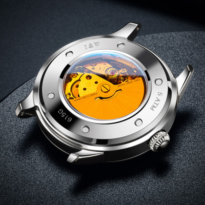 Đồng Hồ Nam I&W Carnival 615G4 Chính Hãng Full Box Chống Nước Kính Chống Xước Dây Thép Cao Cấp BH 24T (Máy Cơ Tự Động)