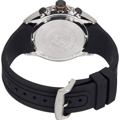 Đồng Hồ Nam Citizen Dây Cao Su Máy Eco-Drive CA4105-02E - Mặt Đen