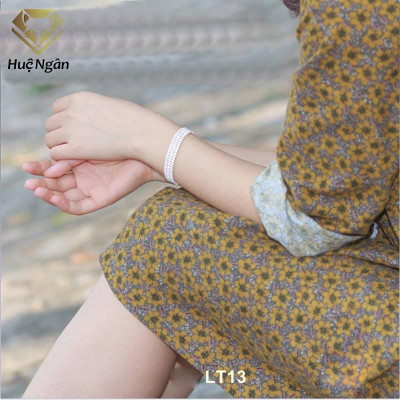 Lắc tay bạc Ý 925 Huệ Ngân - 3 tầng cá tính LT13