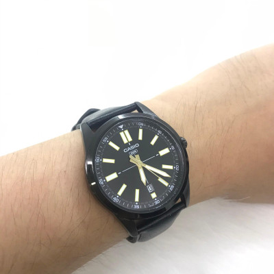 Đồng Hồ Nam Dây Da Casio Standard MTP-VD02BL-1EUDF Chính Hãng - MTP-VD02BL-1E