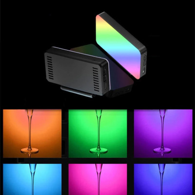 Đèn led RGB Z1 hỗ trợ ánh sáng quay, chụp ảnh có kèm phụ kiện gắn thiết bị - Hàng chính hãng