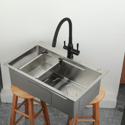 Chậu bếp 1 hố cao cấp Gappo GS7246 - Hàng Chính Hãng LIÊN BANG NGA