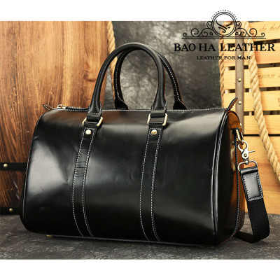 Túi trống du lịch da bò cao cấp nguyên tấm BHM4056