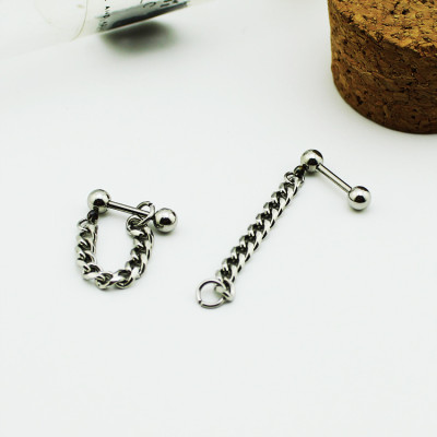 Bông tai xích Bigbang thần thái phiên bản đen trắng hot hit