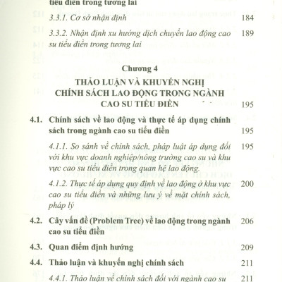 Dịch Chuyển Lao Động Trong Ngành Cao Su Tiểu Điền Ở Tỉnh Bình Dương