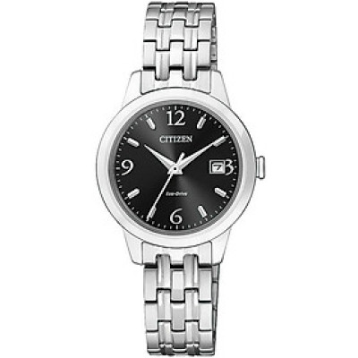 Đồng Hồ Nữ Citizen Dây Thép Không Gỉ EW2230-56E - Mặt Đen (Sapphire)