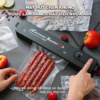 Máy Hút Chân Không Thực Phẩm Kèm Hàn Miệng Túi, Bảo Hành 2 Năm, Dụng Cụ Nhà Bếp