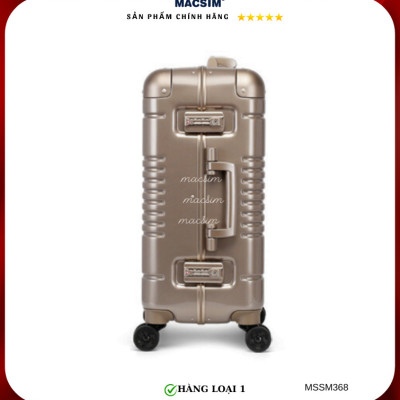 Vali cao cấp Macsim Smooire MSSM368cỡ 20 inch màu gold - Hàng loại 1