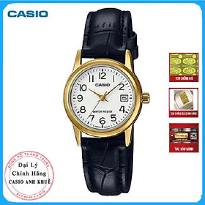 Đồng hồ nữ dây da Casio LTP-V002GL-7B2UDF