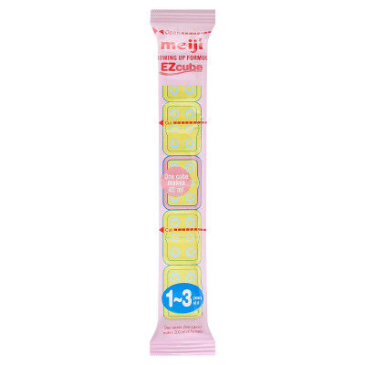 Sản phẩm dinh dưỡng công thức Meiji Growing up Formula Ezcube 560g (Dành cho trẻ từ 1-3 tuổi)