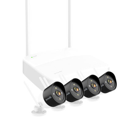 Bộ KIT Camera Wireless 4 Kênh chuẩn HD TENDA K4W-3TC - Hàng Chính Hãng