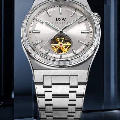 Đồng hồ nam chính hãng IW Carnival IW761G-3 ,kính sapphire,chống xước,chống nước 50m,Bh 24 tháng,máy cơ (automatic)