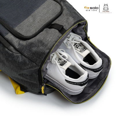 Balo Solo Velocity Max Backpack 17.3 inch - ACV732 . Phù hợp du lịch ngắn ngày- Nhiều ngăn tiện dụng và có Ngăn Đựng Giày Riêng - Chính hãng bảo hành 05 năm